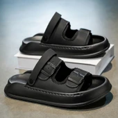 Erkek Platform Sandalet (Siyah) thumbnail 8