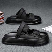 Erkek Platform Sandalet (Siyah) thumbnail 1