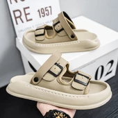 Erkek Platform Sandalet (Siyah) thumbnail 2