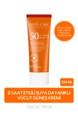 SPF 50 Vücut Güneş Kremi Yağ ve Beyaz Kalıntı Bırakmayan UVA/UVB Koruyucu Nemlendirici Krem (100 ml) - 1