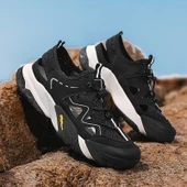 Erkek Yazlık Plaj Sandalet Ayakkabı (Siyah) thumbnail 10