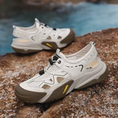 Erkek Yazlık Plaj Sandalet Ayakkabı (Siyah) thumbnail 9