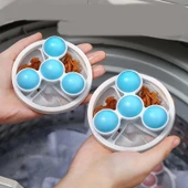 1 Adet Çamaşır Makinesi İçin Peçete -Toz- Evcil Tüyü Toplayıcı Yıkanabilir Tüy Toplayıcı File Aparat - 1