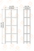 Morpanya Polos Plastik Banyo Rafı Banyo Düzenleyici Banyo Organizer Banyo Dolabı - 4