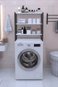 Morpanya Nova Çamaşır Makinesi Üstü Düzenleyici Raf Banyo Dolabı Rafı Makina Üstü Dolap Raf - 2