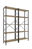 Morpanya Blue Metal Kitaplık 5 Raflı Çok Amaçlı Dosya Kitap Rafı Ofis Salon Raf 150 Cm - 4
