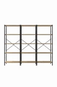 Morpanya Star Metal Kitaplık 5 Raflı Çok Amaçlı Dosya Kitap Rafı Ofis Salon Raf 150 Cm - 5