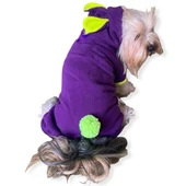 Bunny Pom Kulaklı Köpek Tulumu Kıyafeti - 3