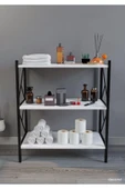 Morpanya Rose Banyo Düzenleyici Banyo Dolabı Çok Amaçlı Dolap 3 Katlı Metal Mutfak Düzenleyici - 2