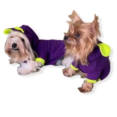 Bunny Pom Kulaklı Köpek Tulumu Kıyafeti - 7