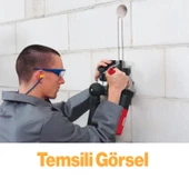 Elektrikli EX-75121 Kazımalı Tozsuz Duvar Kanal Açma Kesme Makinesi 1450 W Beton Kesici 1800 Devir thumbnail 2