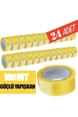 Morpanya Şeffaf Koli Bantı 45 mm x 100 Metre Paketleme Bandı 24 Adet - 1