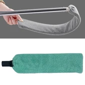 Saplı Mikrofiber Başlıklı Girintili Yüzey Temizleme Mopu Toz Alma Fırçası - 2
