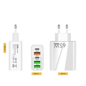 YK Design YK-SR104 65W Şarj Başlığı 3 USB + 2 PD - 5