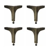 4 Adet Klas Ayak Metal 12,5 cm Antik Mobilya Koltuk Ayağı thumbnail 1