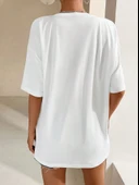 Unisex Atatürk Tasarım Basklı Tshirt - 4