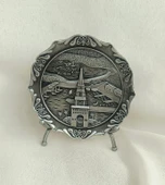 Magnet Mıknatıslı Standlı Ayaklı Metal Tabak Ofis Ev Masa Üstü Dekor - 3