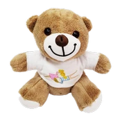 Sevimli Tişörtlü Peluş Ayicik - 1