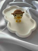 Amigurumi Anahtarlık  El Yapımı Ördek 7 cm - 1