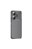 Xiaomi Redmi 13 4G Kılıf Zore Negro Silikon Kapak-Siyah - 1
