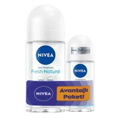 Nivea Fresh Natural Kadın Deodorant Roll-On 50 ml + 25 ml - 1