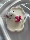 Amigurumi Anahtarlık  El Yapımı Kitty 13 cm - 2