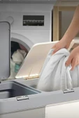 2'li Banyo Seti BPA Free 80 Litre Çamaşır Sepeti Katlanır Sele - 4