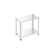 2 Katlı Galvaniz Çelik Raf - Depo, Arşiv, Kiler, Dosya, Market Rafı  43x60 cm 100 cm 1.00 mm - 1