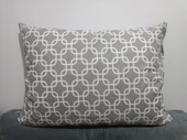 50X70 Geometrik Kare Desenli 2 Adet Yastık Kılıfı - 1