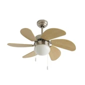 Dlc Mistral Bakır Motor 76cm Tavan Vantilatörü Gümüş - 1