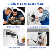 6LED Kablolu Profesyonel 7.0mm 1080P HD USB Endoskop Kamera - Android PC İçin Su Geçirmez - 4