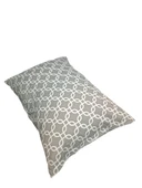 50X70 Geometrik Kare Desenli 2 Adet Yastık Kılıfı - 2