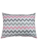 Zambak Tekstil 50X70 cm 2 Adet Zigzag Desen Yastıkkılıfı  Pamuklu - 1