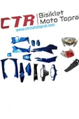 CUB ÇELİK KALPLİ FAR KAPORTA SETİ MAVİ FUL PARÇA GRENAJ A-KALİTE FAR STOP DAHİL - 1