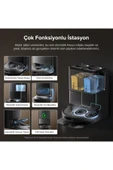 Roborock Vacuum Cleaner & Empty Wash Fill Dock  Qrevo L Akıllı Robot Süpürge Siyah - 5