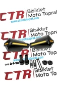MOTOSİKLET UNİVERSAL ELCİK KORUMA SİYAH TAKIM EL RÜZGAR KORUMA (TÜM GRENAJSIZ MODELER İÇİN - 1