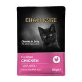 Challenge Tavuklu Yavru Kedi Pouch 85 gr thumbnail 1