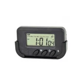 Dijital Mini Masa Araba Saati Kronometre - 1