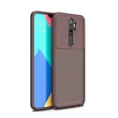 Oppo A5 2020 / A9 2020 Uyumlu Karbon Desenli Negro Silikon Kılıf thumbnail 1