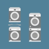 Çamaşır Makinesi Kurutma Makinesi İstifleme Birleştirme Kiti Hotpoint Ariston Indesit Ayarlanabilir thumbnail 2