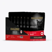 Challenge Sığır Etli Yetişkin Kedi Pouch 85 gr thumbnail 2