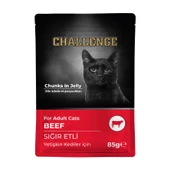 Challenge Sığır Etli Yetişkin Kedi Pouch 85 gr thumbnail 1