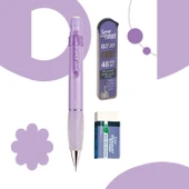 Serve Deep Pastel Mekanik Versatil Uçlu Kalem Uç-Silgi 3 lü Okul Seti 0.7 thumbnail 11