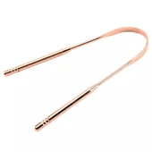 Hijyenik Dil Kazıyıcı Temizleme Dil Sıyırıcı Dil Temizleyici Bakır Hilal - 1