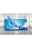 HAS-PET Haspet Pudrasız Mavi Nitril 100 Adet ( L ) Beden Eldiven - 1