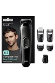 Braun Series 3 MGK3420 Hepsi Bir Arada Şekillendirme Seti, 6’sı 1 Arada Erkek Bakım Kiti - 7