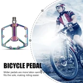 XBYC 1818 Rainbow Alüminyum Rulmanlı Bisiklet Pedalı Ultra Hafif Freeride Platform Pedal thumbnail 3