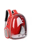 Nunbell Şeffaf Astronot Çanta - Kırmızı - 1