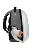 northern fashion Kedi Taşıma Çantası Turuncu El Ve Sırt Çantası 9hava Kanalı Kedi Taşıma Çantası - 4