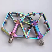 XBYC 1818 Rainbow Alüminyum Rulmanlı Bisiklet Pedalı Ultra Hafif Freeride Platform Pedal thumbnail 7